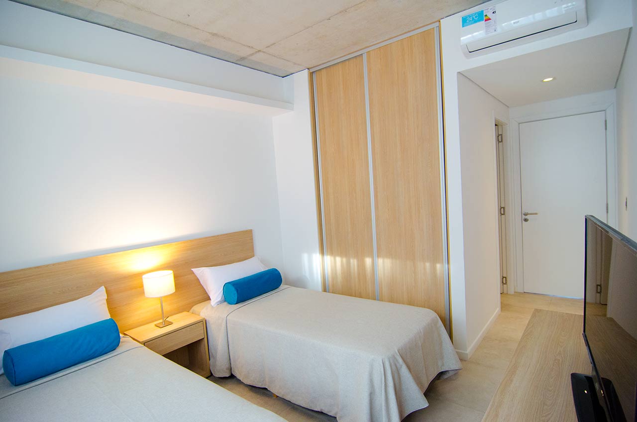 Habitación doble individual en suite.